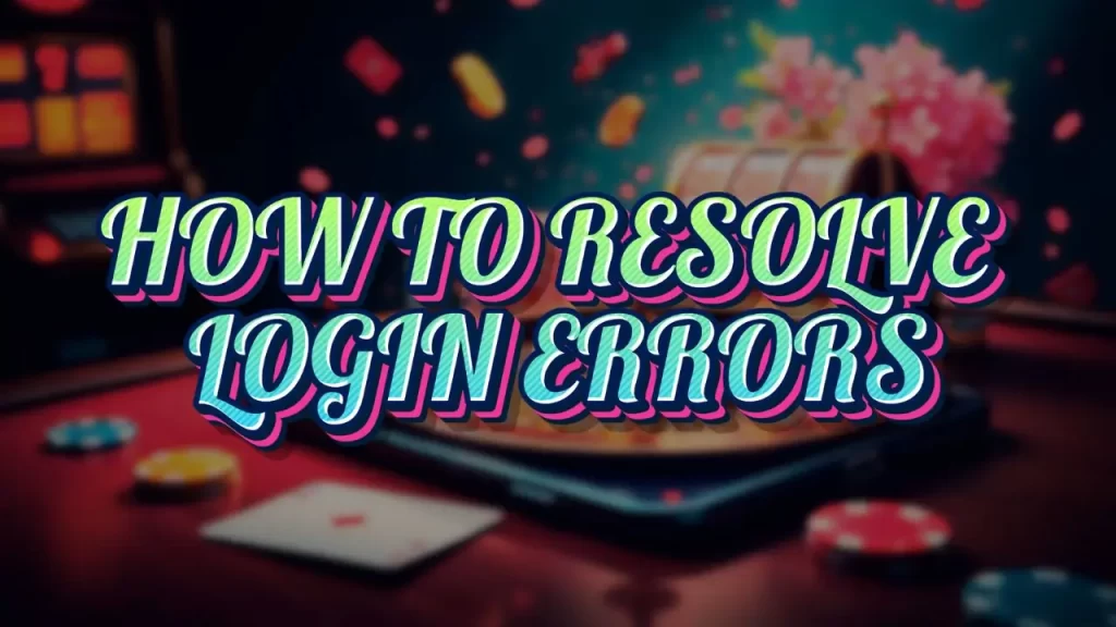 on image text "how to resolve login errors"